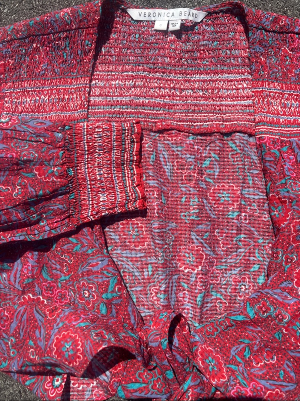 Veronica beard wrap crop top